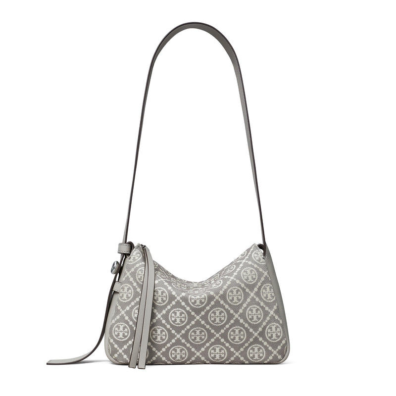 Romy T Monogram Small Shoulder Bag