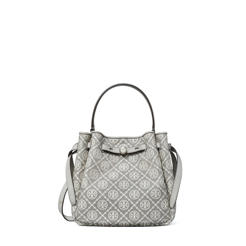 Romy T Monogram Bucket Bag