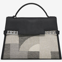 Tempête L Medley Jacquard Derby Calf Grey - Black