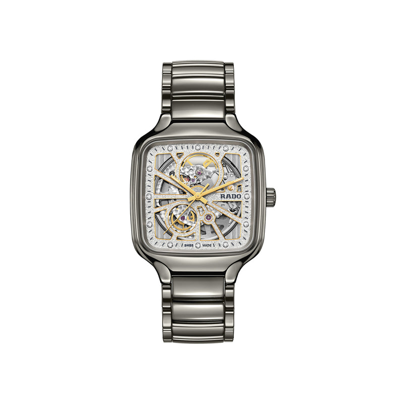 Rado True Square Open Heart Sparkling Automatic, 38mm