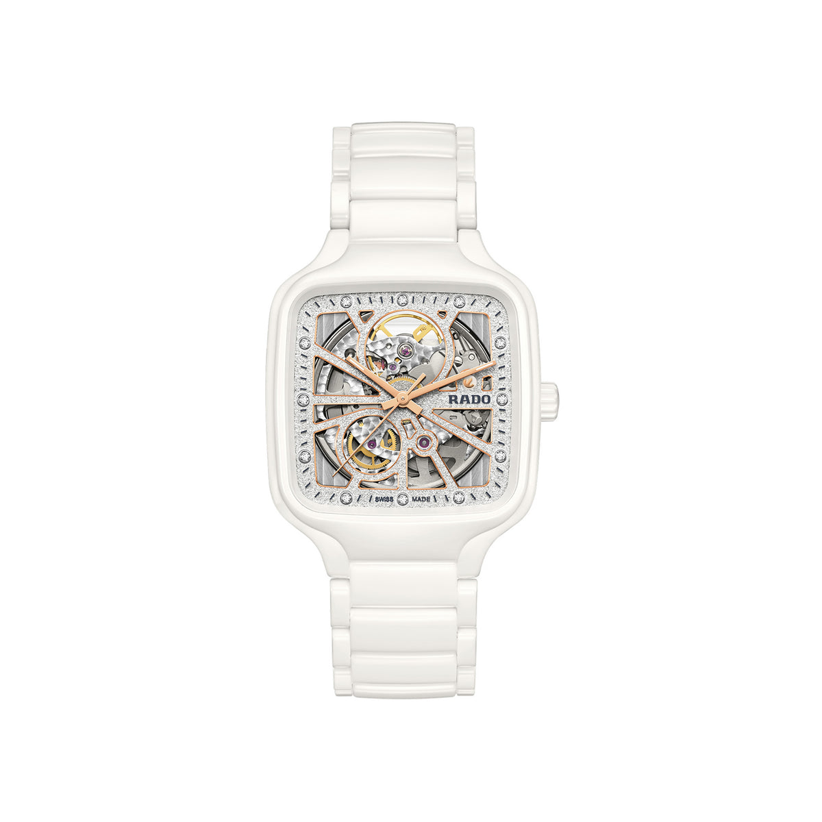 Rado True Square Open Heart Sparkling Automatic, 38mm