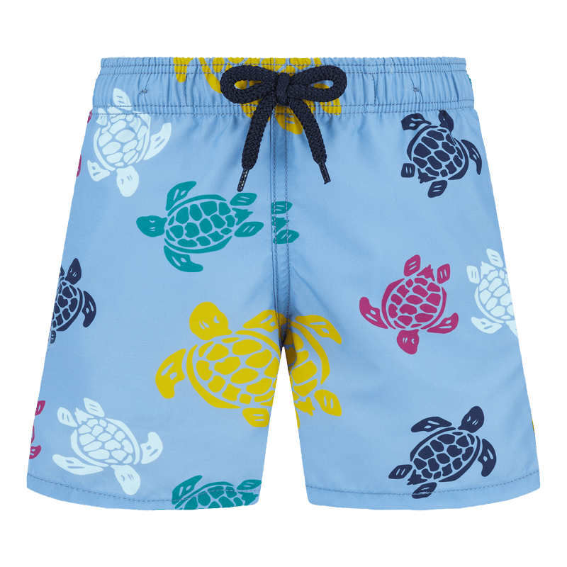 Ronde des Tortues Multicolores Boy Swim Trunk