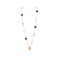 Magic Alhambra Transformable Long Necklace Rose Gold