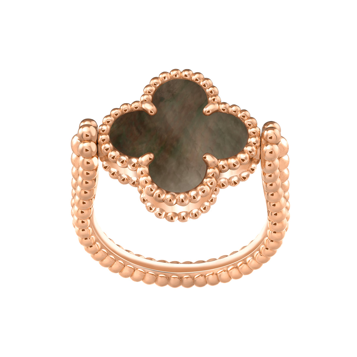 Vintage Alhambra Reversible Ring Rose Gold
