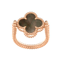 Vintage Alhambra Reversible Ring Rose Gold