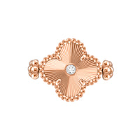 Vintage Alhambra Reversible Ring Rose Gold