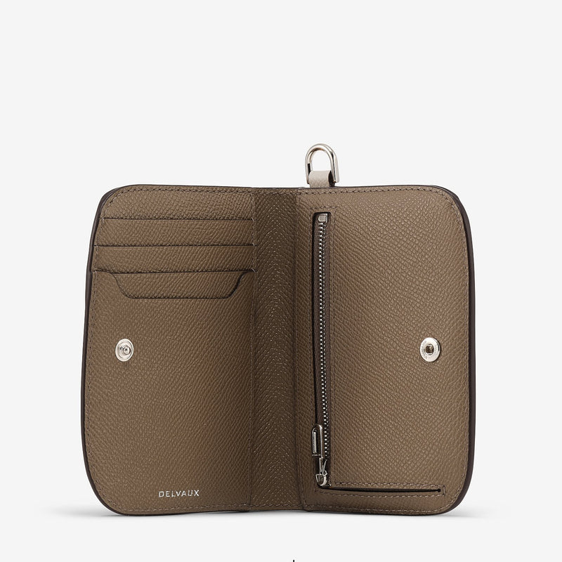 Vagabond Compact Wallet Alpina Calf Mistral Taupe