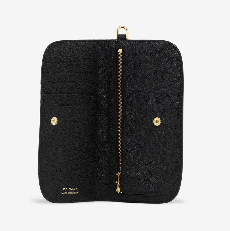 Vagabond Long Wallet Alpina Calf Noir
