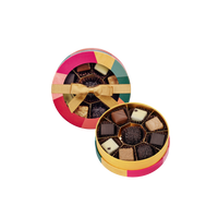 Venchi Gallop Delight Collection Praline 9 pcs Round Gift Box