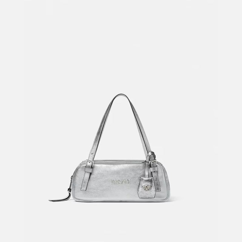 Versace Tag Bowling Metallic Bag