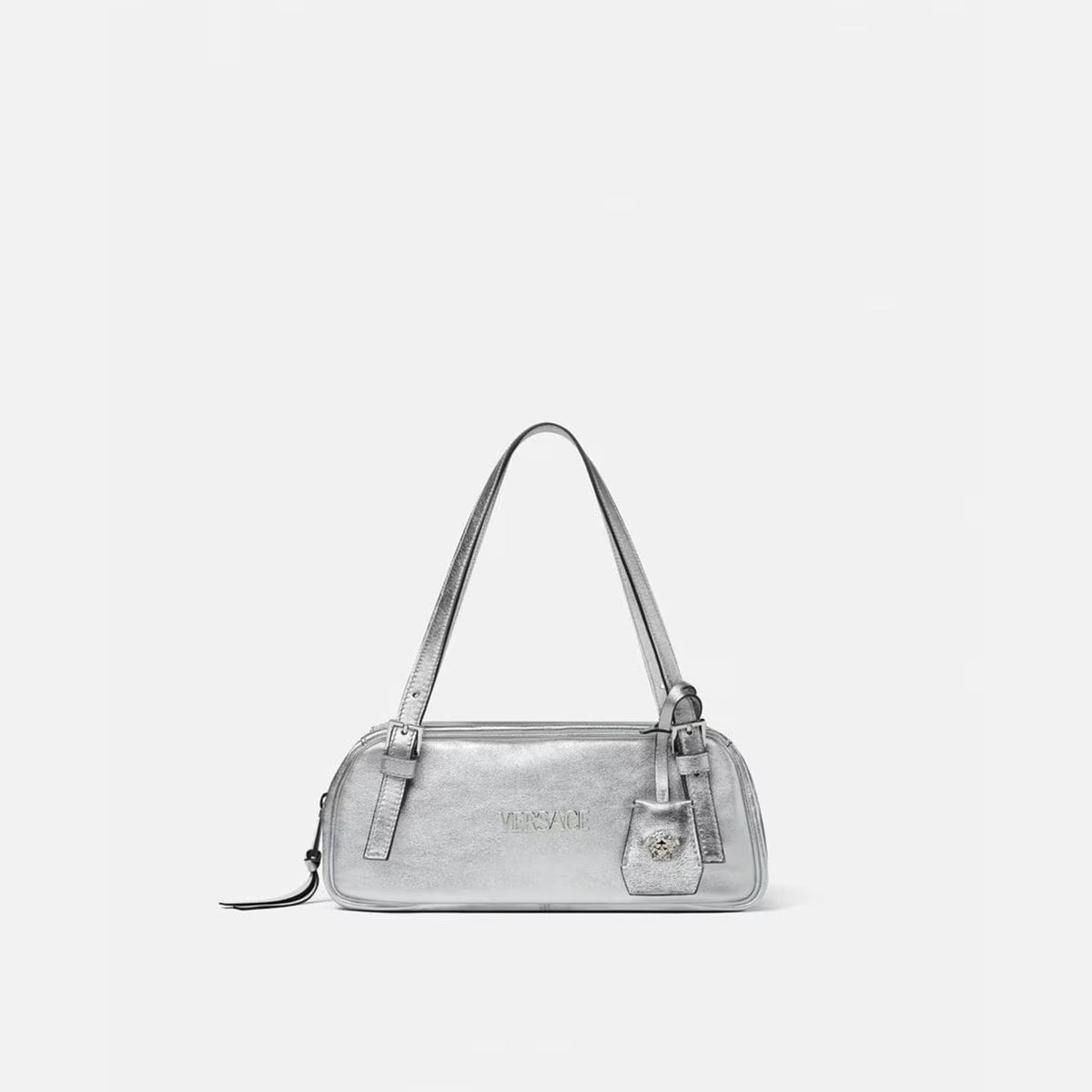 Versace Tag Bowling Metallic Bag