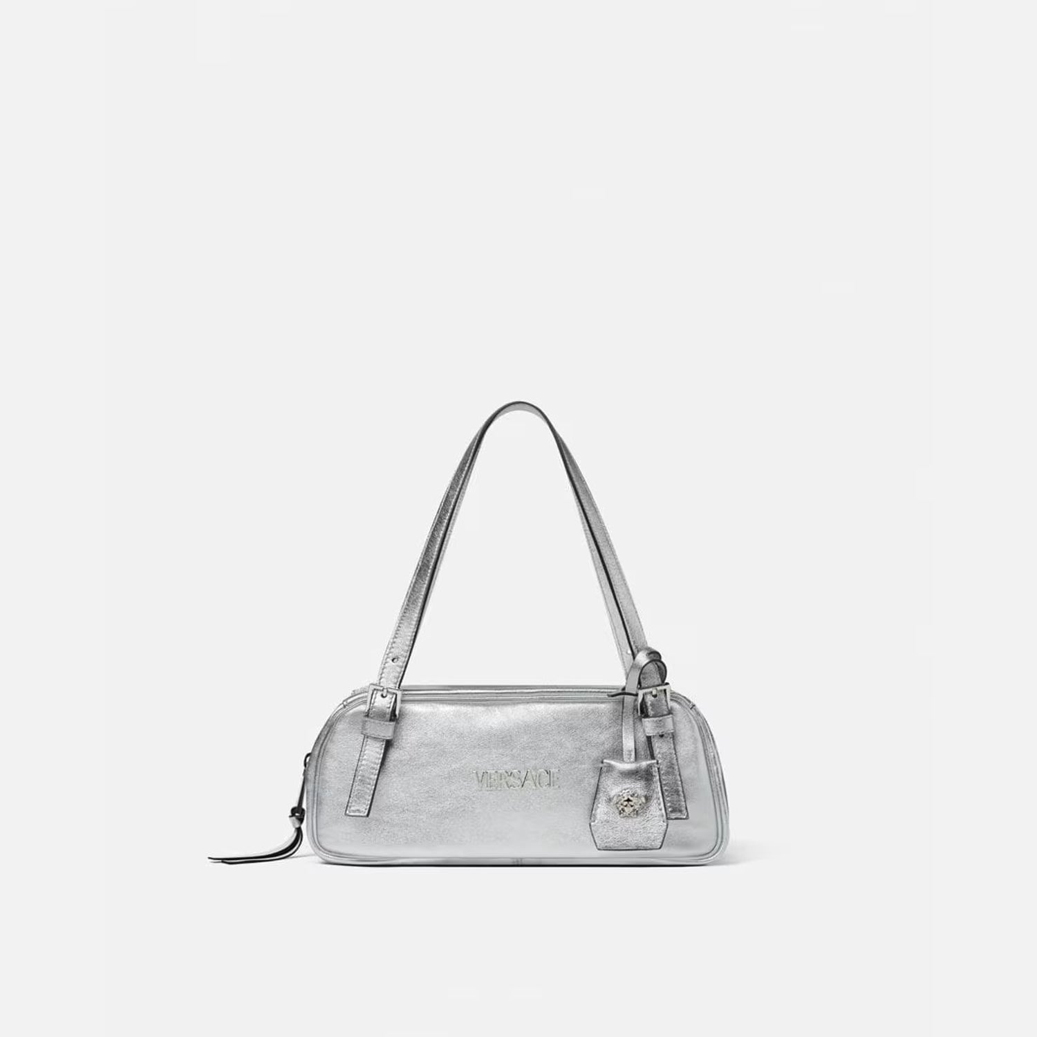 Versace Tag Bowling Metallic Bag