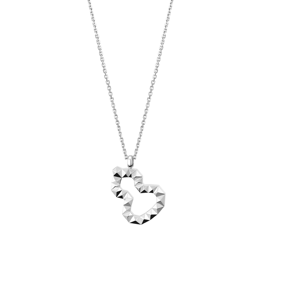 Wulu 18 necklace in 18K white gold