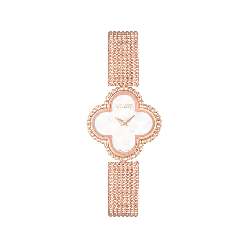 Watch, Alhambra, Pink Gold, Wihte mother of Pearl