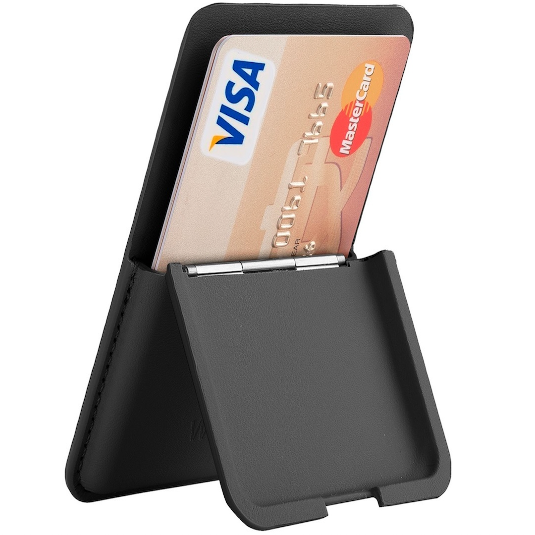 WiWU MW001 Mag Wallet with Stand, Black