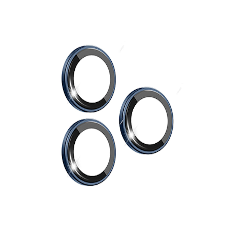 WiWU iPhone 17 Pro/17 Pro Max Sapphire Lens Guard, Dark Blue