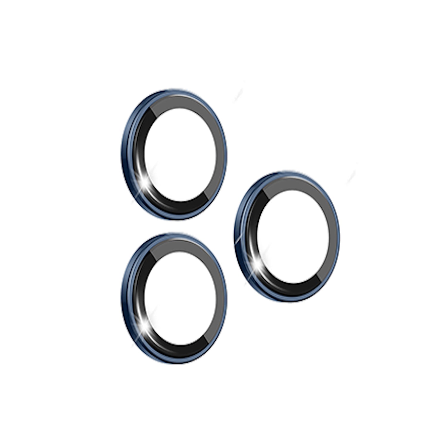 WiWU iPhone 17 Pro/17 Pro Max Sapphire Lens Guard, Dark Blue