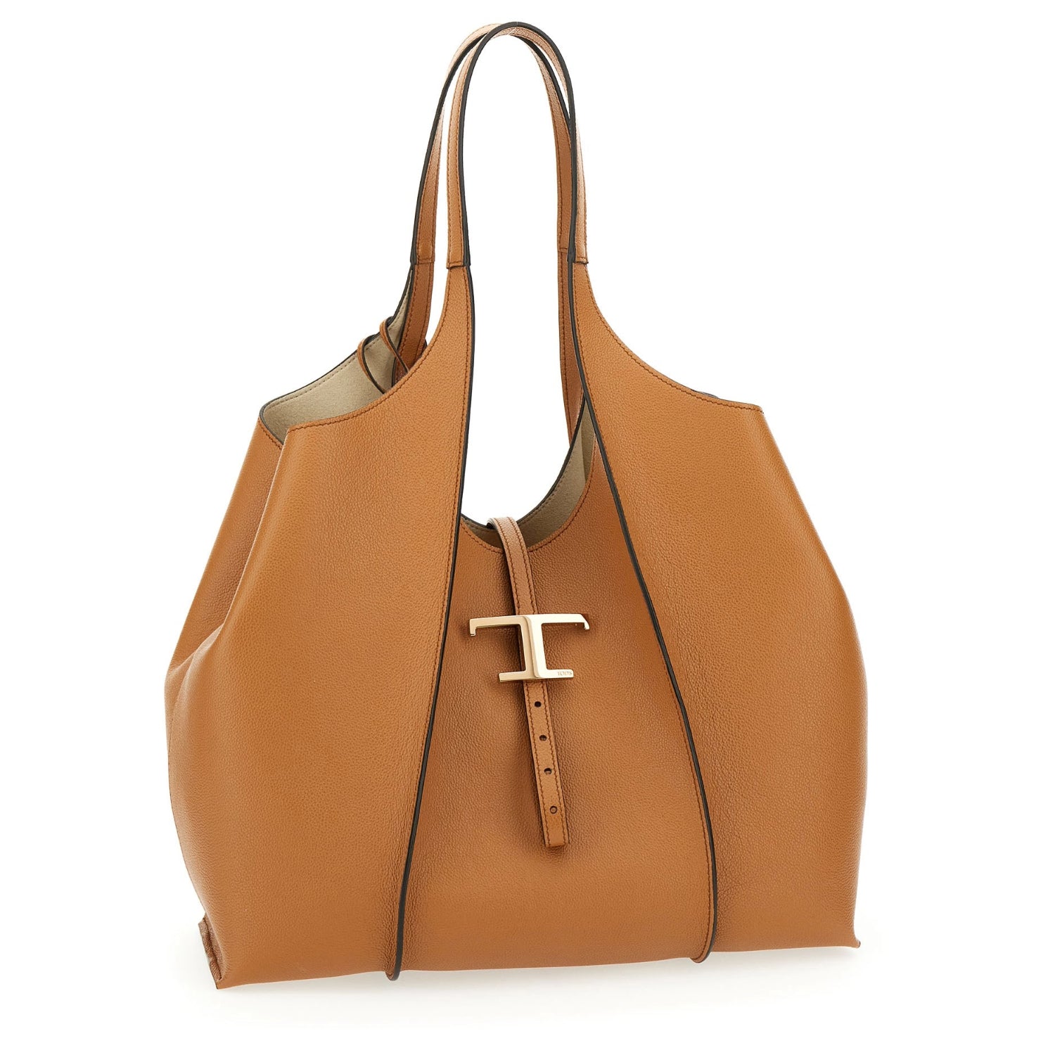 T Timeless Shopping Bag in Leather Medium