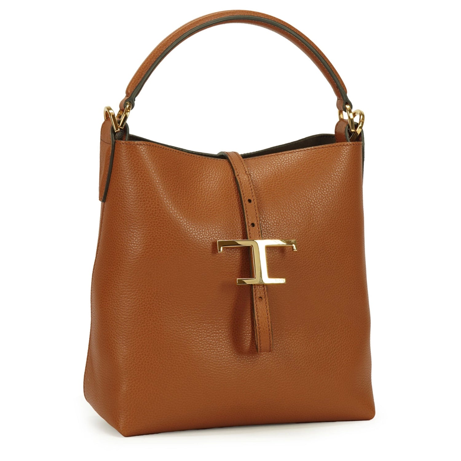 T Timeless Bucket Bag in Leather Mini