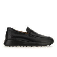 Red Dot Sporty Loafers in Leather