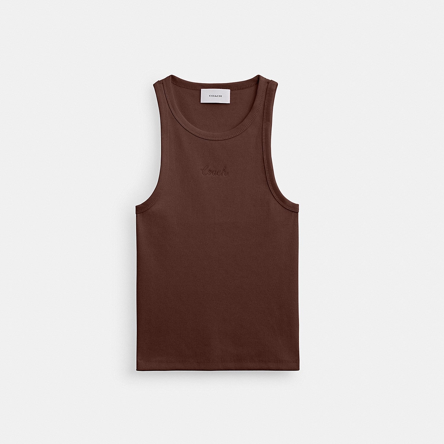 Ribbed Coach Tank Top