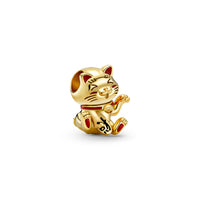 Cute Fortune Cat Charm