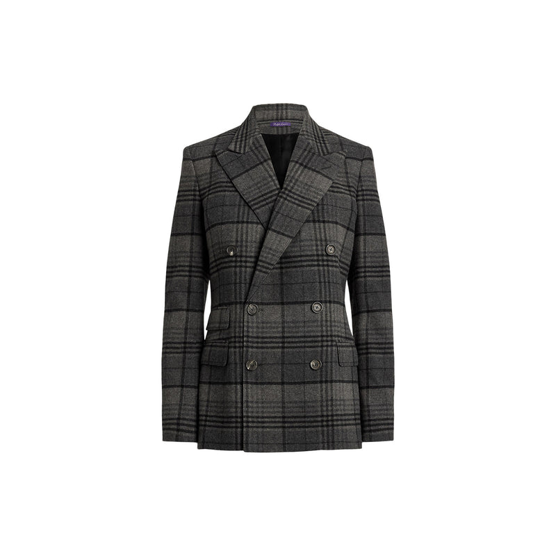 Kent Plaid Wool Jacket
