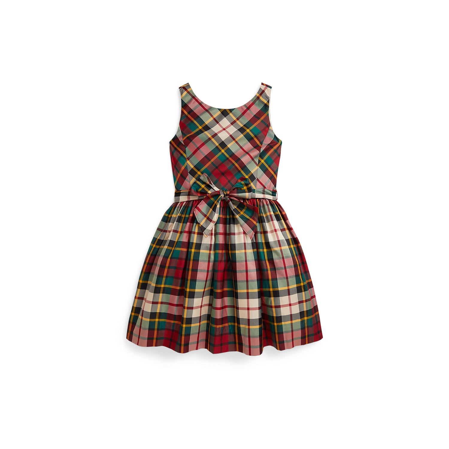 Plaid Taffeta Dress