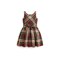 Plaid Taffeta Dress