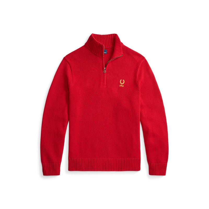 Lunar New Year Quarter-Zip Sweater