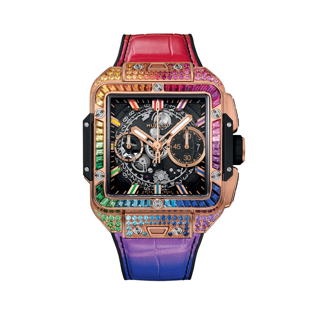 Square Bang Unico King Gold Rainbow 42mm