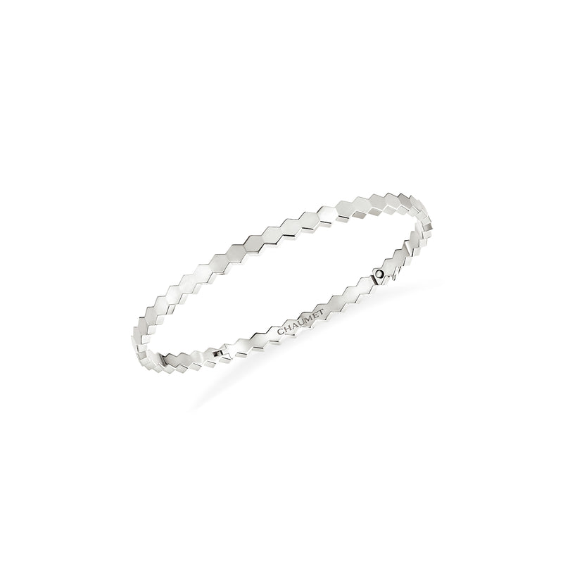 Bee de Chaumet White Gold Bangle