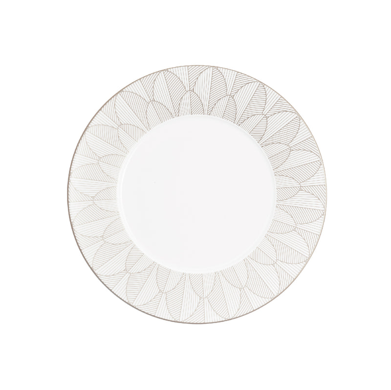 Dinner plate Malmaison Impériale Porcelain Platinium