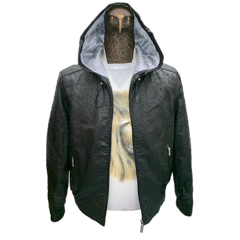 Ostrich Leather Jacket