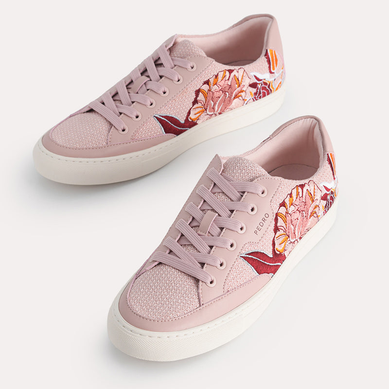 Floral Court Sneakers