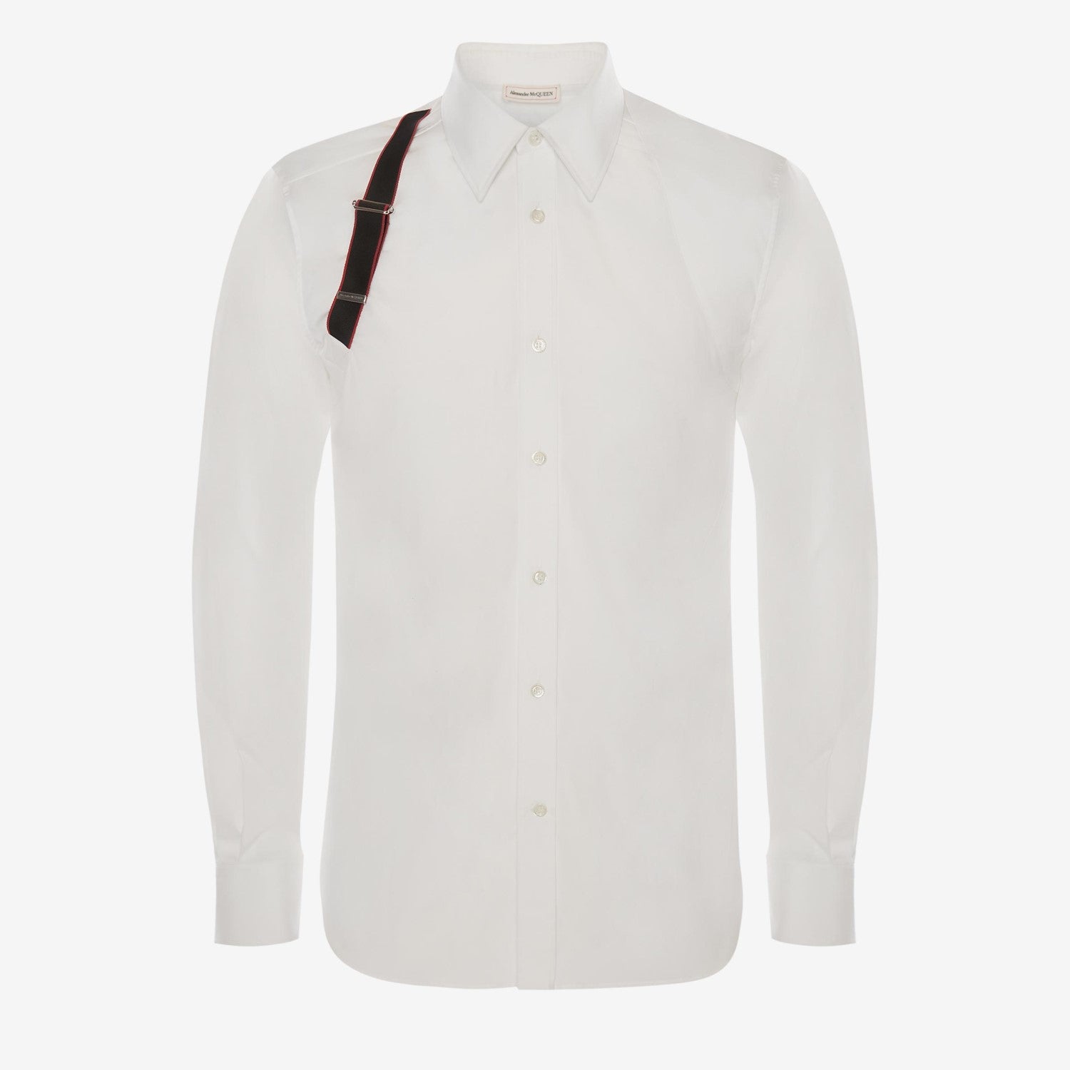 Men's Alexander McQueen Signature Harness Shirt in White