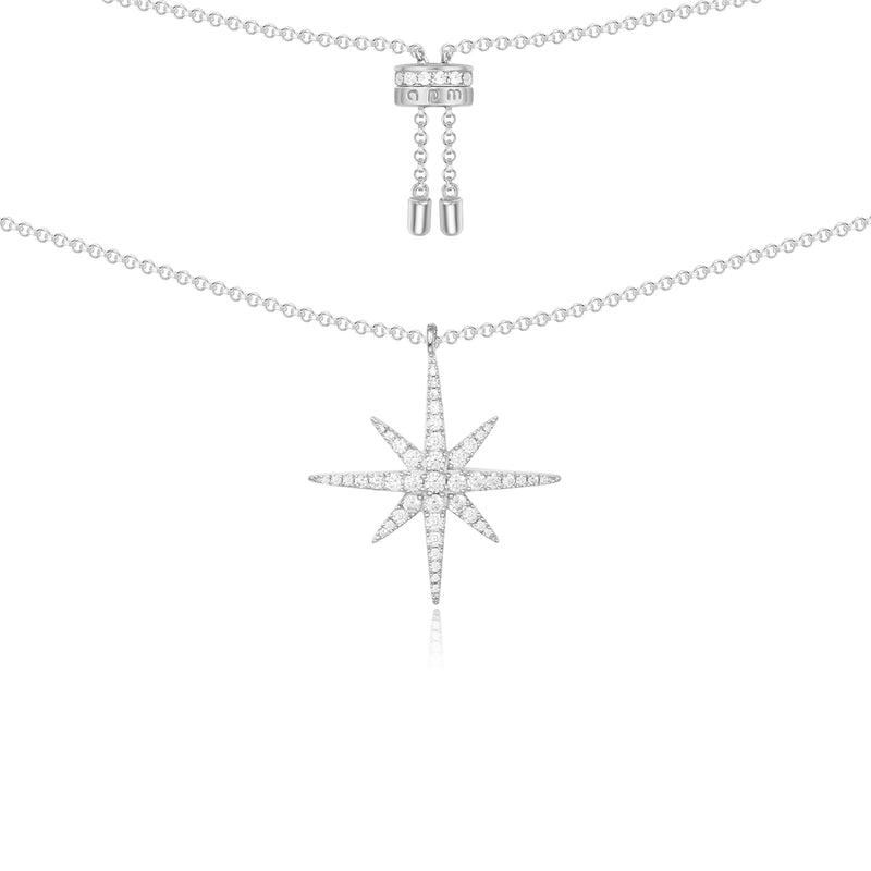 Météorites Unique Necklace - Silver