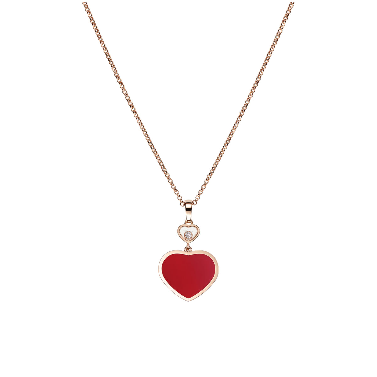 Happy Heart pendant (Carnelian)