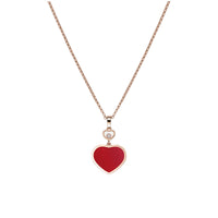 Happy Heart pendant (Carnelian)